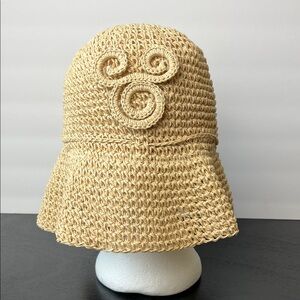 Walt Disney World Raffia Mickey Mouse Bucket Hat